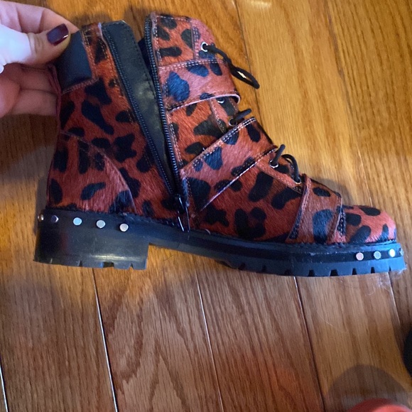 Topshop animal print leopard boots - Picture 6 of 6